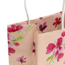 Gaveposer med blomster 20cm x 11cm x 25cm 6stk