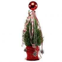 Artikel Julekugle plast lille Ø14cm rød 1 stk