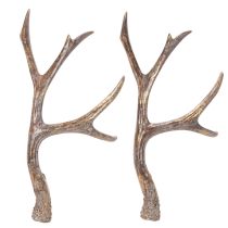 Artikel Kunstige dekorative gevirer, rustik julepynt, 29 cm, 2 stk.