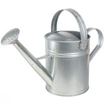Artikel Dekorativ vandkande retro design metal sølv 42x15,5x27cm