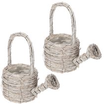 Artikel Dekorativ vandkande i et smagfuldt vævet design til elegant boligindretning, 26 cm
