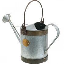 Artikel Retro design dekorativ metalvandkande, vintage hængende plantekasse 58x23x32cm, nostalgisk plantespand