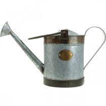 Artikel Retro design dekorativ metalvandkande, vintage hængende plantekasse 58x23x32cm, nostalgisk plantespand