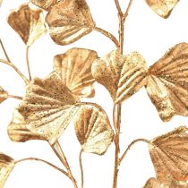 Artikel Gingko gren dekorativ kunstig plante bronze glitter 84cm