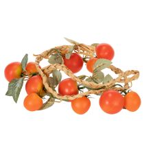 Artikel Kunstig tomatguirlande, dekorativ vinranke, naturtro stuedekoration, 135 cm
