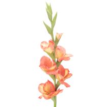 Artikel Kunstig gladiolus med mange blomster til en buket, 88 cm