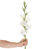 Artikel Kunstig gladiolus, lang stilk, til vaser, 88 cm