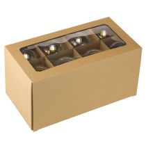 Artikel Glasjulekugler, iriserende klare, 7,5 cm, 12 stk.