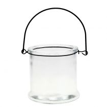 Lanterneglas til ophæng Ø12cm H12,5cm 2stk
