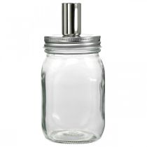 Artikel Dekorationsglas med lysestage lysdekoration Ø8cm H17,5cm 4 stk