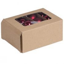 Artikel Glaskugler Jul i Bordeaux mix Ø3cm 22 stk