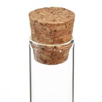 Artikel Reagensglas dekorative glasrør kork minivaser H13cm 24 stk