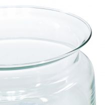 Artikel Glasskål dekorativ skål glas flydende skål Ø16cm H8cm