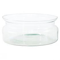 Glasskål svømmeskål dekorativ skål glas Ø24cm H10cm