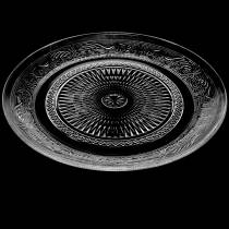 Artikel Glasplade antik Ø25,5cm H2cm 6stk
