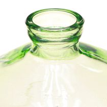 Artikel Glasvase løggrønne minivaser glas Ø9cm H6cm 6 stk