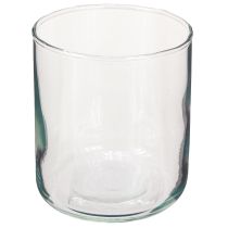 Artikel Glasvase, blomstervase, dekorativ vase i farveløs Ø9cm H10cm