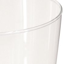 Artikel Glasvase konisk blomstervase gennemsigtig Ø10cm H20cm