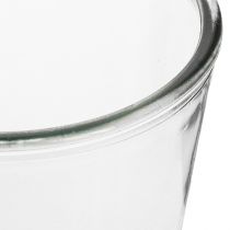Artikel Glasvase konisk vase glaspottemaskine Ø14cm H16cm 2stk