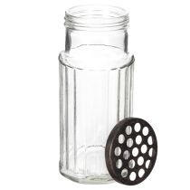 Artikel Glasflaske i metalkurv, ideel til dekorative detaljer i stuen, 20 cm