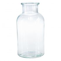 Glasvase apotekerflaske retro dekorativ flaske Ø10cm H20cm