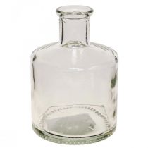 Glas Vase Apoteker Flasker Deco Glas Deco Vase Klar Ø7cm 6 stk