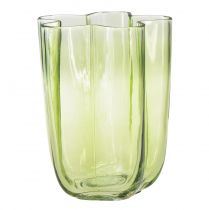 Artikel Glasvase grøn vase blomster dekorativ vase Ø15cm H20cm
