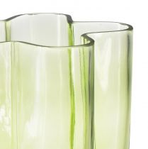Artikel Glasvase grøn vase blomster dekorativ vase Ø15cm H20cm