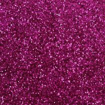 Glitter dekoration lyserød 115g