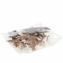 Artikel Glitterstjerne guldmix 9,5/5cm 18 stk