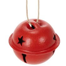 Artikel Klokkeformede dekorative vedhæng med stjernemotiv, 3 cm, 9 stk.