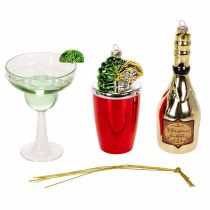 Artikel Mini cocktailpynt til juletræet, 14 cm, 6 stk.