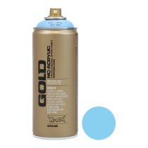 Artikel Malerspray lyseblå spraymaling Montana Gold babyblå 400ml