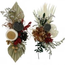 Artikel Naturmaterialer gravarrangementer eksotiske 4-folds assorterede 28 stk