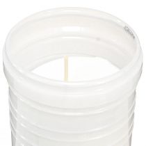 Artikel Gravlys gravlys sørgelys hvid Ø7,5cm H24,5cm