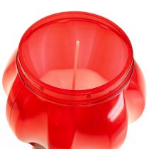 Artikel Gravlys røde sørgelys mindelys Ø10cm H18cm 4 stk