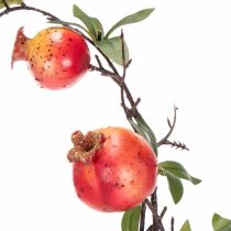 Artikel Kunstig granatæblegren som frugtgren til borddekoration, 68 cm
