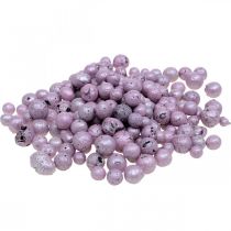 Artikel Strålende dekorative perler 4mm - 8mm lergranulat pink 1l