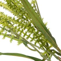 Artikel Kunstig plante af grøn hirsebørste til elegante hængende dekorationer, stilfulde rumtilbehør, 114 cm