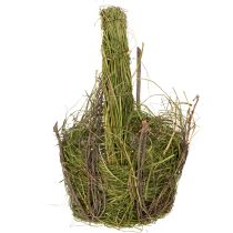 Artikel Påskekurv, naturligt design, håndkurv til festlig boligdekoration, 25 cm