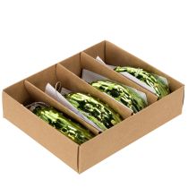 Artikel Glasjuleagurk, juletræspynt til ophængning, 7 cm, 4 stk.