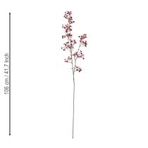 Artikel Gypsophila Kunstig Babyånde Bordeaux 106cm 2 stk