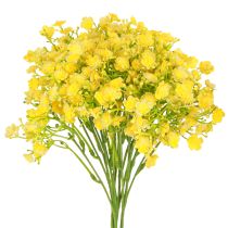 Artikel Gypsophila paniculate gips urt gule blomster L46cm 4 stk