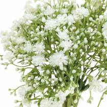 Artikel Gypsophila kunstig gypsophila i bundt hvid H28cm 6stk