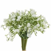 Artikel Gypsophila kunstig gypsophila i bundt hvid H28cm 6stk