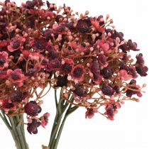 Artikel Gypsophila kunstige røde kunstige blomster efterår 29,5cm 18stk