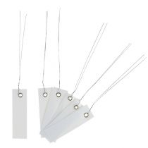 Artikel Hængeetiketter hvid 18mm x 60mm 250 stk