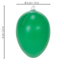 Artikel Påskeægpynt til forårsdekoration, hjem eller have. Farverige dekorative genstande, 6 cm, 24 stk.