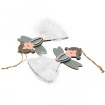 Artikel Julepynt figurer Juletræspynt træ 14,5x10cm 6stk