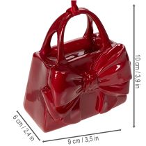 Artikel Dekorativ håndtaske med sløjfe til ophængning, 10 cm